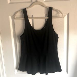 Black Peplum Tank (Express)